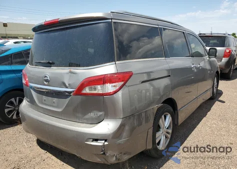 2013 Nissan Quest S from USA, damaged, VIN JN8AE2KP5D9062656